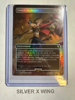 Search for Dagger Borderless Foil x1, MTG, Commander: Final Fantasy, FIC, NM - Image 1