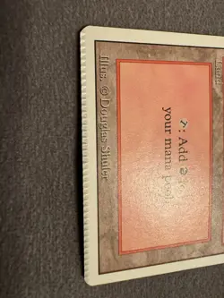 Magic The Gathering Misprint Crimped Revised Mountain Factory Error - Image 2