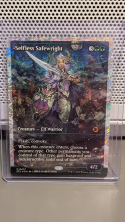 MTG Lorwyn Eclipsed Selfless Safewright (Showcase) (Fracture Foil) Foil M 0401 - Image 2