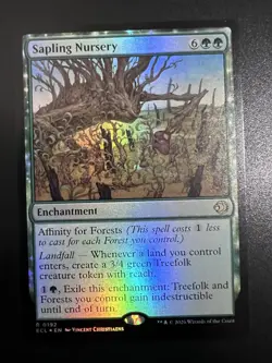 MtG Lorwyn Eclipsed Sapling Nursery Foil Near Mint - Image 1