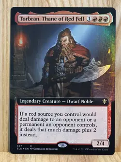 Torbran, Thane of Red Fell (Extended Art) FOIL Mythic Throne of Eldraine - Image 1