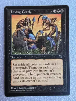 MTG Living Death Tempest Rare Sorcery Magic The Gathering - Image 1