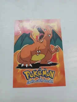 Charizard E6 of 12 Movie Edition Foil Topps 1999 Blue logo Pokemon Card NM/LP - Image 1