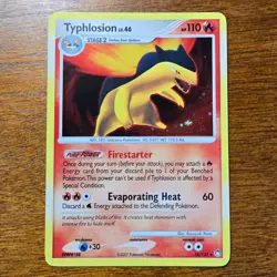 Typhlosion 16/123 - Mysterious Treasures Vintage Holo Rare 2007 - Pokemon TCG LP - Image 1