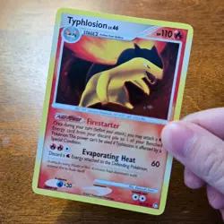 Typhlosion 16/123 - Mysterious Treasures Vintage Holo Rare 2007 - Pokemon TCG LP - Image 3
