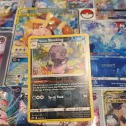 Pokemon TCG Galarian Slowpoke - reverse holo Bundle chilling reign - Image 4