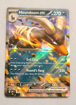 Houndoom ex - 134/197 Obsidian Flames Double Rare Pokemon - NM/MINT - Image 1