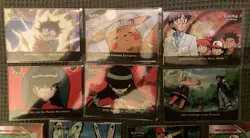Topps Blue Logo Pokemon Cards TV Animation Bundle x12 LP Crease On Ep1 Pokemon - Image 2