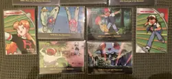 Topps Blue Logo Pokemon Cards TV Animation Bundle x12 LP Crease On Ep1 Pokemon - Image 3