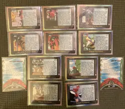 Topps Blue Logo Pokemon Cards TV Animation Bundle x12 LP Crease On Ep1 Pokemon - Image 5