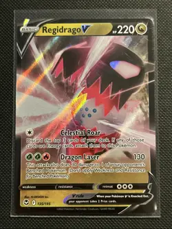 Regidrago V 135/195 Swsh12: Sword & Shield - Silver Tempest Holo Pokemon TCG NM - Image 1