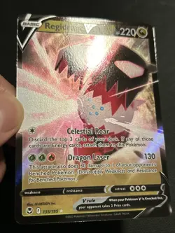 Regidrago V 135/195 Swsh12: Sword & Shield - Silver Tempest Holo Pokemon TCG NM - Image 5
