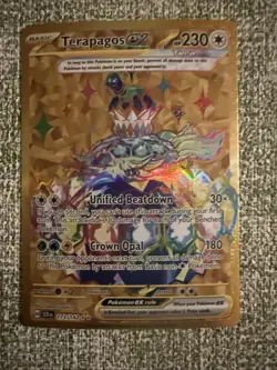 Terapagos ex 173/142 Holo - SV07: Stellar Crown - Pokemon TCG NM - Image 1