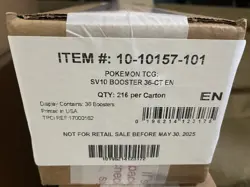 POKEMON TCG - DESTINED RIVALS - FACTORY SEALED - 6 BOX BOOSTER CASE.. - Image 2