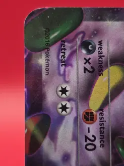 M Gengar EX XY166 - Shiny Mega Gengar Black Star Promo - Holo Rare Pokemon LP - Image 3