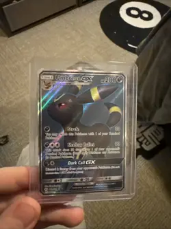 Pokemon TCG Umbreon GX Full Art Ultra Rare Holo Sun & Moon Base Set - Image 1