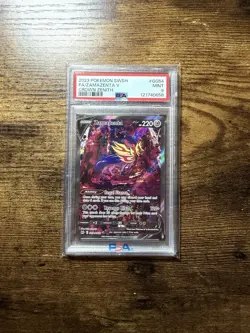 2023 POKEMON SWORD & SHIELD CROWN ZENITH #GG54 FULL ART/ZAMAZENTA V PSA 9 - Image 1