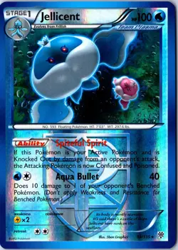 Pokemon: Plasma Storm Jellicent (Team Plasma) #39/135 Rev Holo - NM Rare .VO5 - Image 1