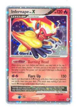 Infernape LV.X - 121/130 - Rare Holo DMG, English Pokemon Diamond and Pearl - Image 1