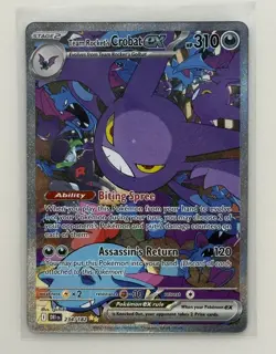 Pokemon TCG Team Rockets Crobat EX Destined Rivals #234/182 SIR NM - Image 1
