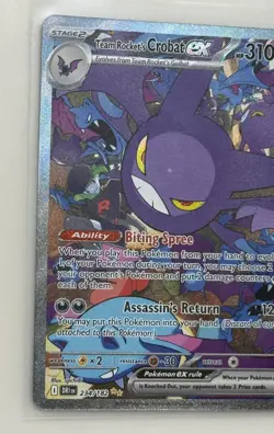 Pokemon TCG Team Rockets Crobat EX Destined Rivals #234/182 SIR NM - Image 3