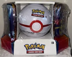 POKEMON K19 TCG Sam’s 3-Pack Poke Ball + 2 Kanto Power Mini Tins, XY Evolutions 820650106361 - Image 1