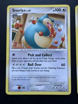 Snorlax 33/111 & 81/111 Rising Rivals - Pokemon TCG Mid-era - LP Rare - Image 2