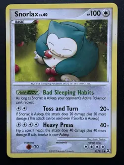 Snorlax 33/111 & 81/111 Rising Rivals - Pokemon TCG Mid-era - LP Rare - Image 3