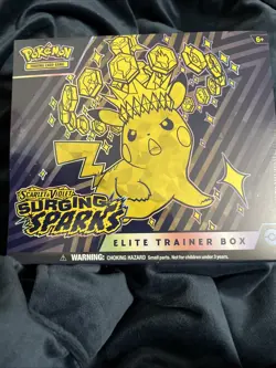 Pokemon TCG Surging Sparks ETB, Factory Sealed - Image 1