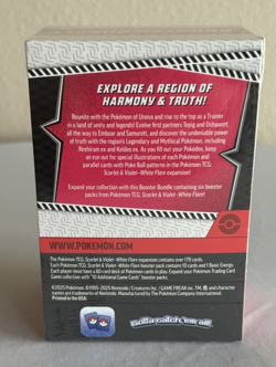 Pokemon TCG White Flare Booster Bundle (6 packs) - New & Sealed, Free Shipping - Image 3