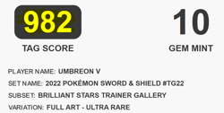 Umbreon V TG22 Pokemon TCG: Brilliant Stars - Trainer Gallery 10 GM - Image 3