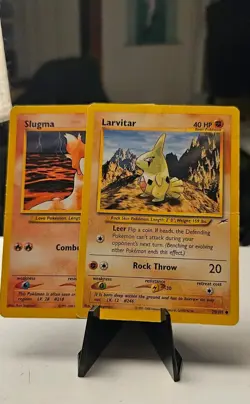 ‘Larvitar’ (70/105) Neo Destiny, Common Unlimited, Pokemon TCG, Vintage, MP - Image 1