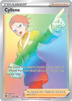 Cyllene 201/189 SWSH Astral Radiance Secret Rare Pokemon NM - Image 1