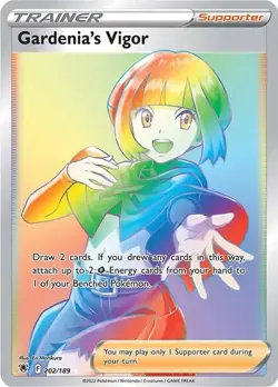 Gardenia's Vigor 202/189 SWSH Astral Radiance Secret Rare Pokemon NM - Image 1