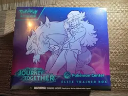 Pokemon Journey Together Pokemon Center Elite Trainer Box ETB Sealed Dented Back - Image 1