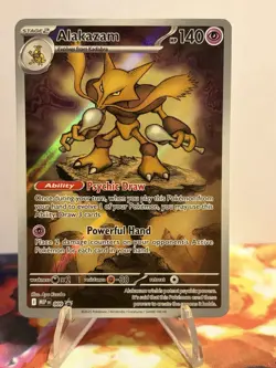 Pokemon TCG - Alakazam Promo ME: Mega Evolution Promo 009 NM - Image 1