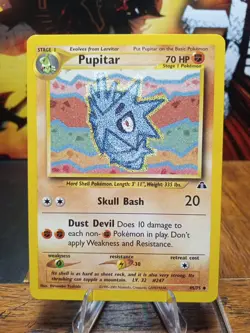 2000 Pokemon Neo Discovery Pupitar #45 VLP - Image 1