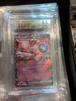 Pokemon Mewtwo EX Destined Rivals Team Rockets 81/182 Bgs 9.5 - Image 1