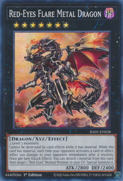 Red-Eyes Flare Metal Dragon RA01-EN038 Ultra Rare 1st Ed NM Yugioh - Image 1