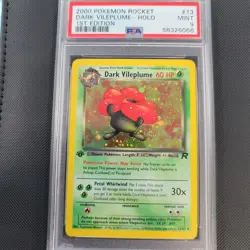 2000 Pokemon Vileplume Holo Team Rocket PSA 9 Mint 13/82 Vintage First Edition - Image 1