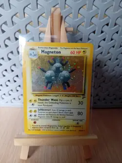 Magneton - 9/130 - Pokemon Base Set 2 Holo Rare Card WOTC MP - Image 1