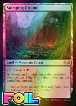 x1 Stomping Ground RNA MTG 259 FOIL RARE M/NM 1x - Image 1