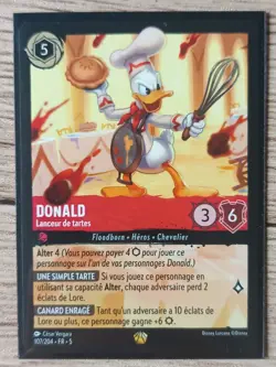 Carte Disney Lorcana Chapitre 5 Donald 107/204 LG TCG Neuve FR•5 - Image 1