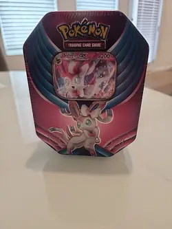 Pokemon TCG Sylveon GX Evolution Celebration Tin 2018 NEW/SEALED - Image 1