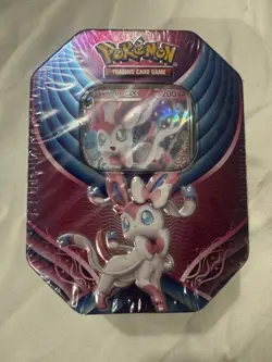 Pokemon TCG Sylveon GX Evolution Celebration Tin 2018 NEW/SEALED - Image 1