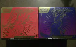 Pokemon TCG Scarlet and Violet Base Set Koraidon & Miraidion ETB, Sealed - Image 1