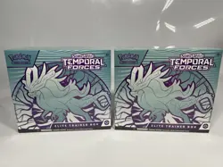 Pokemon TCG Scarlet And Violet Temporal Forces ETB Sealed Walking Wake Lot Of 2 - Image 1