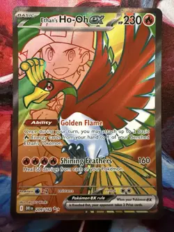 Ethan's Ho-Oh ex 209/182 Sv10: Destined Rivals Holo Pokemon TCG (NM) - Image 1