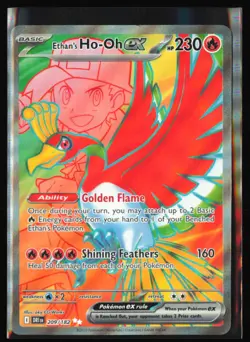 Ethan's Ho-Oh ex 209/182: SV10: Destined Rivals - Pokemon TCG - PRINT DEFECT - Image 1