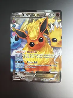 Flareon EX (Full Art) RC28-32 Generations: Radiant Collection Holo - Image 1